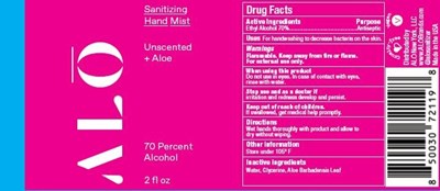 NDC 80588-010-02 - 2oz Unscented Mist